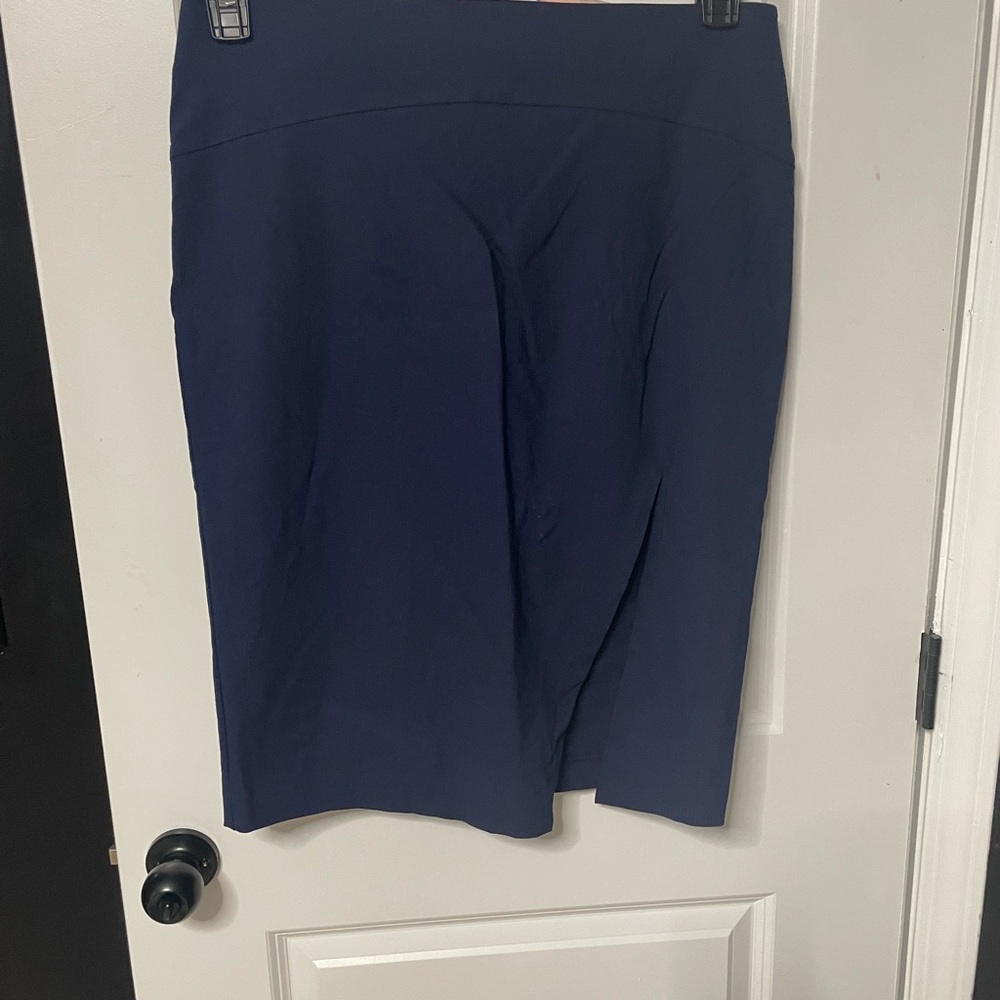 New York & Company Deep Blue Skirt NWT